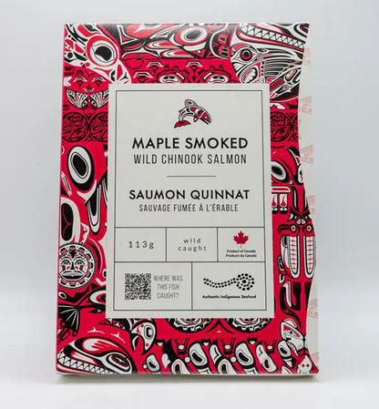 Maple Smoked Wild Chinook Salmon Retort 113g